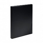 Папка с 60 вкладышами СТАММ А4, 21мм, 600мкм, пластик, черная