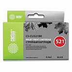 Картридж струйный CACTUS совместимый (CLI-521Bk) Pixma MP540/630/980, черный фото