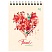 превью Блокнот А6 40л. на гребне BG «Floral notebook»
