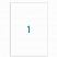превью Этикетка самоклеящаяся LOMOND на листе формата А4, 1 этикетка, размер 210×297 мм, белая, 50 л. 