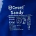 превью Перчатки КЩС хлопковые/ПВХ Gward Sandy с хлопковым напылением синие (размер 10, XL, 6 пар в упаковке, PVC009)