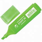 Текстмаркер STAFF эконом, скошенный наконечник 1-5 мм, зеленый