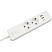 превью Удлинитель Power Cube, 2р с/з вык.,3USB, 3500 Вт,16А, 1.9м,3×1.0 (белый)
