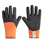 Перчатки морозостойкие Чибис ШЛ с рельефным покрытием (двойная шерсть) р.9
