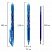 превью Ручка стираемая гелевая BRAUBERG, СИНЯЯ, узел 0.5 мм, линия письма 0.35 мм