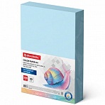 Бумага цветная BRAUBERG, А4, 80 г/м2, 500 л., пастель, голубая, для офисной техники, 
