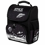 Ранец ПИФАГОР BASIC, 1 отделение, 3 кармана, эргономичная спинка, «Space invader», 35×28х18 см