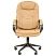 превью Кресло для руководителя Комус Мебель (Easy Chair) 695 бежевое (экокожа, пластик)