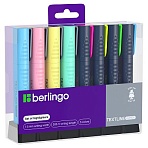 Набор текстовыделителей Berlingo «Textline HLP500» 08цв., 1-5мм, PET-бокс с ЕП