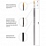 превью Кисть художественная профессиональная BRAUBERG ART «CLASSIC», синтетика жесткая, овальная, № 6, длинная ручка