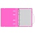 превью Тетрадь на кольцах А5, 120л., BG «Neon», пластиковая обложка, розовый, с резинкой
