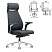 превью Кресло HAWASAN (ХАВАСАН) PREMIUM EX-830 X-ONE, синхромеханизм, алюминий, экокожа, черное