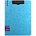 превью Папка-планшет с зажимом Berlingo «Neon» A4, пластик (полифом), 1800мкм, голубой неон