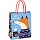 Пакет подарочный 18×23×10см MESHU «Hygge fox», матовая ламинация