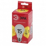 Лампа светодиодная ЭРА LED 15 Вт E27 грушевидная 2700 К теплый белый свет