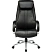 превью Кресло для руководителя Комус Мебель (Easy Chair) 572 чёрное (экокожа, металл хромированный)
