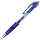 Ручка гелевая BRAUBERG «Contract», корпус синий, игольчатый пишущий узел 0.5 мм, резиновый держатель, синяя
