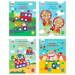 Книжка с наклейками А4 «Наклейки-кружочки. Выпуск 2», 8 стр. 