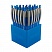 превью Ручка гелевая автоматическая Milan Dry-Gel синяя (толщина линии 0.7 мм)