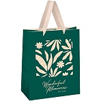 Пакет подарочный 18×23×10см MESHU «Wonderful», матовая ламинация