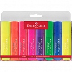 Набор текстовыделителей Faber-Castell «46 Superfluorescent» 8 флуоресцентных цв.,1-5мм, пластик. уп. 