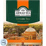 Чай AHMAD (Ахмад) «Ceylon Tea», черный, 100 пакетиков с ярлычками по 2 г