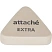 превью Ластик Attache Extra натуральный каучук треугольный 40x38x10 мм
