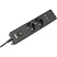 превью Удлинитель Power Cube, 2р с/з вык.,3USB, 3500 Вт, 16А,1.9 м, 3×1.0 (черный)