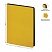 превью Ежедневник недатир. A5, 136л., кожзам, Berlingo «Fuze», цветной срез, желтый