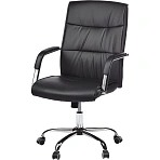 Кресло для руководителя Easy Chair 509 TPU черное (экокожа, металл)