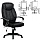 Кресло офисное МЕТТА «LK-12PL», экокожа, черное