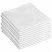 превью Полотенце вафельное 40×80 см 160 г/кв. м белое 10 штук в упаковке