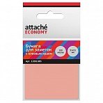 Стикеры Attache Economy 51×51 мм неоновый розовый (1 блок, 100 листов)