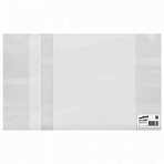 Обложка ПВХ для тетрадей и дневников, ЮНЛАНДИЯ, с закладкой, 110 мкм, 210×350 мм, штрих-код, 229307