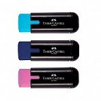 Точилка пластиковая с ластиком Faber-Castell «Combi», 1 отверстие, контейнер, ассорти