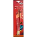 Набор кистей Гамма «Мультики» 4шт, пони, круглые № 2, 3, 5, 7, блистер, европодвес