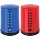 Точилка FABER-CASTELL «Grip 2001 Mini», с контейнером, пластиковая, красная/синяя