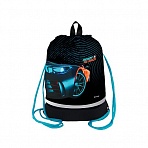Мешок для обуви 1 отделение Berlingo «Ready to race», 400×480мм, расширяющееся дно, светоотражающая лента, карман на молнии