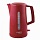 Чайник BOSCH TWK3A014, 1.7 л, 2400 Вт, закрытый нагревательный элемент, пластик, красный