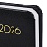 превью Ежедневник датированный 2026, МАЛЫЙ ФОРМАТ 100×150 мм, А6, BRAUBERG «Select», балакрон, черный