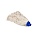Насадка МОП для швабры флаундера Росмоп хлопок 42×15.5 см серая/белая