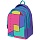 Рюкзак Berlingo inStyle «Color Block» 41×27×20см, 3 отделения, 1 карман, эргономичная спинка