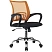 превью Кресло офисное Комус Мебель (Easy Chair) 396 оранжевое/чёрное (ткань/сетка, металл)