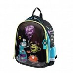 Ранец Först F-Glow «Monster party» 37×29.5×16 см, 2 отделения, 2 кармана, анатомическая спинка