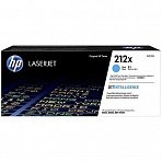 Картридж лазерный HP 212X C W2121X голубой оригинальный повышенной емкости