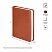 превью Ежедневник недатир. A6, 136л., кожзам, OfficeSpace «Nebraska», коричневый