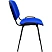 превью Стул офисный Easy Chair Изо/Iso синий (ткань, металл) (18542)