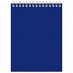 Блокнот А6 60л. на гребне BG «Для конференций», синий