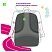 превью Рюкзак Berlingo U3 «Grey-pink» 41×29.5×13.5см, 2 отделения, 4 кармана, эргономичная спинка