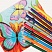 превью Карандаши цветные ПИФАГОР «ФЕЯ», 12 цветов, пластиковые, классические заточенные